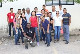 Aula prática sobre o curso de Brigada de Incêndio