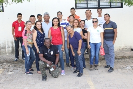 Aula prática sobre o curso de Brigada de Incêndio