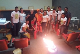 Profissionais da Evangelina Rosa aprendem sobre prevenção de incêndios