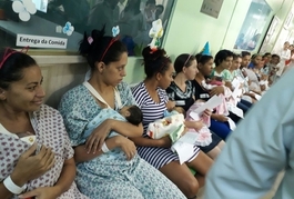 Bebês da Unidade Canguru ganham homenagem na MDER pelo Dia das Crianças