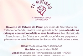 Crianças com microcefalia recebem atendimento multiprofissional em mutirão