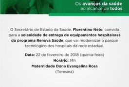 Renova Saúde entrega equipamentos para Evangelina Rosa e HGV